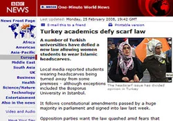 BBC: Rektörler yasaya meydan okuyor