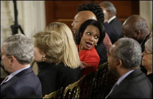 Rice?a savaş karşıtlarından protesto