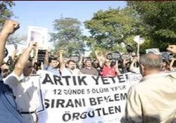 Tuzla Tersanesi'nde eylem