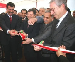 97 günde biyolojik tesisi açtı