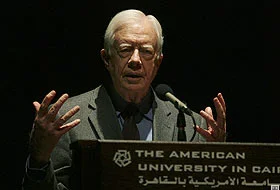 Carter, Meşal'le bir kez daha görüştü