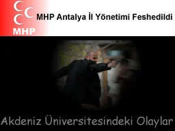 MHP'nin hedefi emniyet müdürü