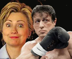 Rocky'den Hillary'ye sağ kroşe