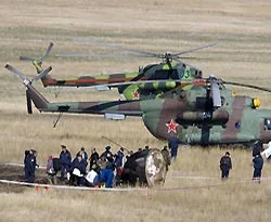Soyuz mürettabatı yanmaktan kurtulmuş