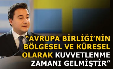 Babacan'dan Avrupa Birliği yorumu