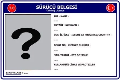 Ehliyette 'TC Kimlik No' zorunlu değil