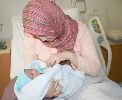 Hoş geldin Filistinli bebek Muhammed