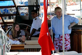 Osmanlı torunu Boris Göcek'te