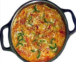 Bir defada 3800 porsiyon menemen pişti