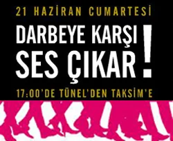 'Darbeye karşı ses çıkar'