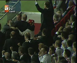 Gol olunca Erdoğan yerinden fırladı
