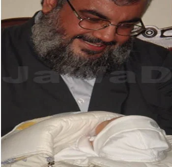 Hasan Nasrallah torununa kavuştu