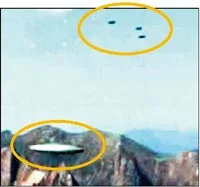 UFO görüntüleri animasyon çıktı