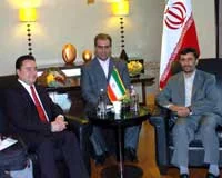 Babacan Ahmedinejad ile görüştü