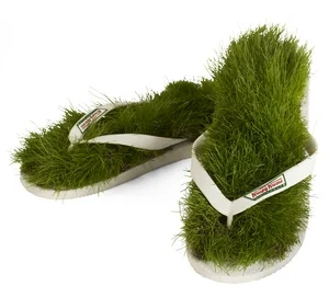 Çim terlikler çok moda oldu