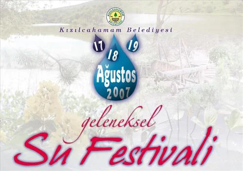 Geleneksel su festivali sona erdi