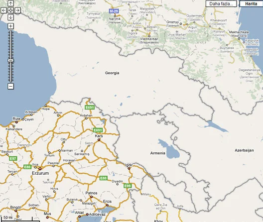 Google, Azerbaycan ve Ermenistan'ı da mı sildi?