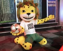 2010'un maskotu leopar Zakumi