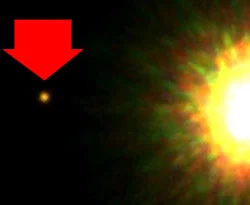 Başka bir güneşin gezegeni böyle poz verdi