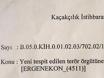 Ergenekon'un kodu '4511'