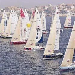 Boğaz'da Cap İstanbul gösterisi