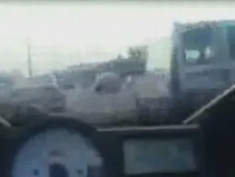 E-5'te motorsikletli trafik canavarı / VİDEO