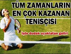 Federer'in dudak uçuklatan geliri