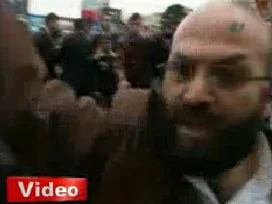 10 Kasım töreninde protesto