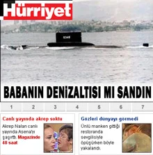 Bu da binbaşının makam denizaltısı
