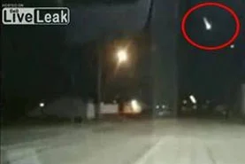 Kanada'ya meteor böyle düştü!
