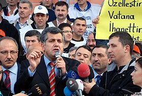KESK'ten oturma eylemi