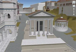 Roma Google Earth'de yeniden doğdu