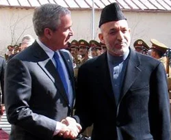 ABD Devlet Başkanı Bush Afganistan'da