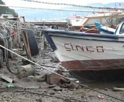Çanakkale'de sular 5 metre çekildi
