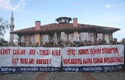 Cavit Çağlar'ın işçileri yine eylem yaptı