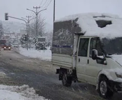 Erzurum beyaz örtüye büründü