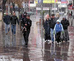 Konya'ya yılın ilk karı yağdı