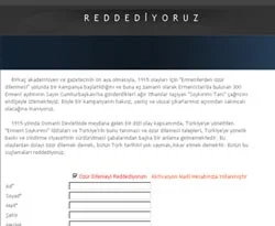 Özürcülere karşı, www.reddediyoruz.com