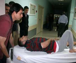 Silahlı şaka hastanede bitti
