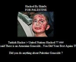 Türk hacker'dan Filistin protestosu