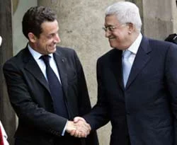 Abbas ile Sarkozy işgali konuştu