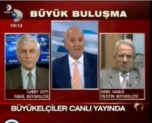 Canlı yayında gergin anlar / VİDEO