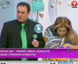 Canlı yayında İsrail'e 'Lanet Show' / VİDEO
