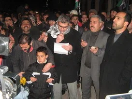 Fatih camisinde Filistin için dua