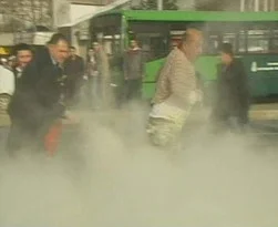 Filistin için Taksim'de kendini yaktı