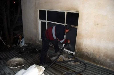 Gece lambası evi yaktı