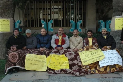İşçiler 6 gündür açlık grevinde, belediye duyarsız!