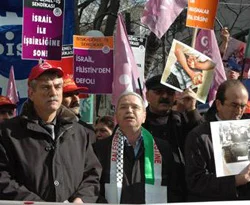İşçilerden Gazze protestosu