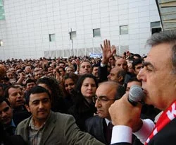 Kocaoğlu'na İzmir'de görkemli karşılama