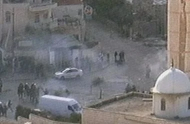Kudüs'te Filistinliler ile polis çatıştı